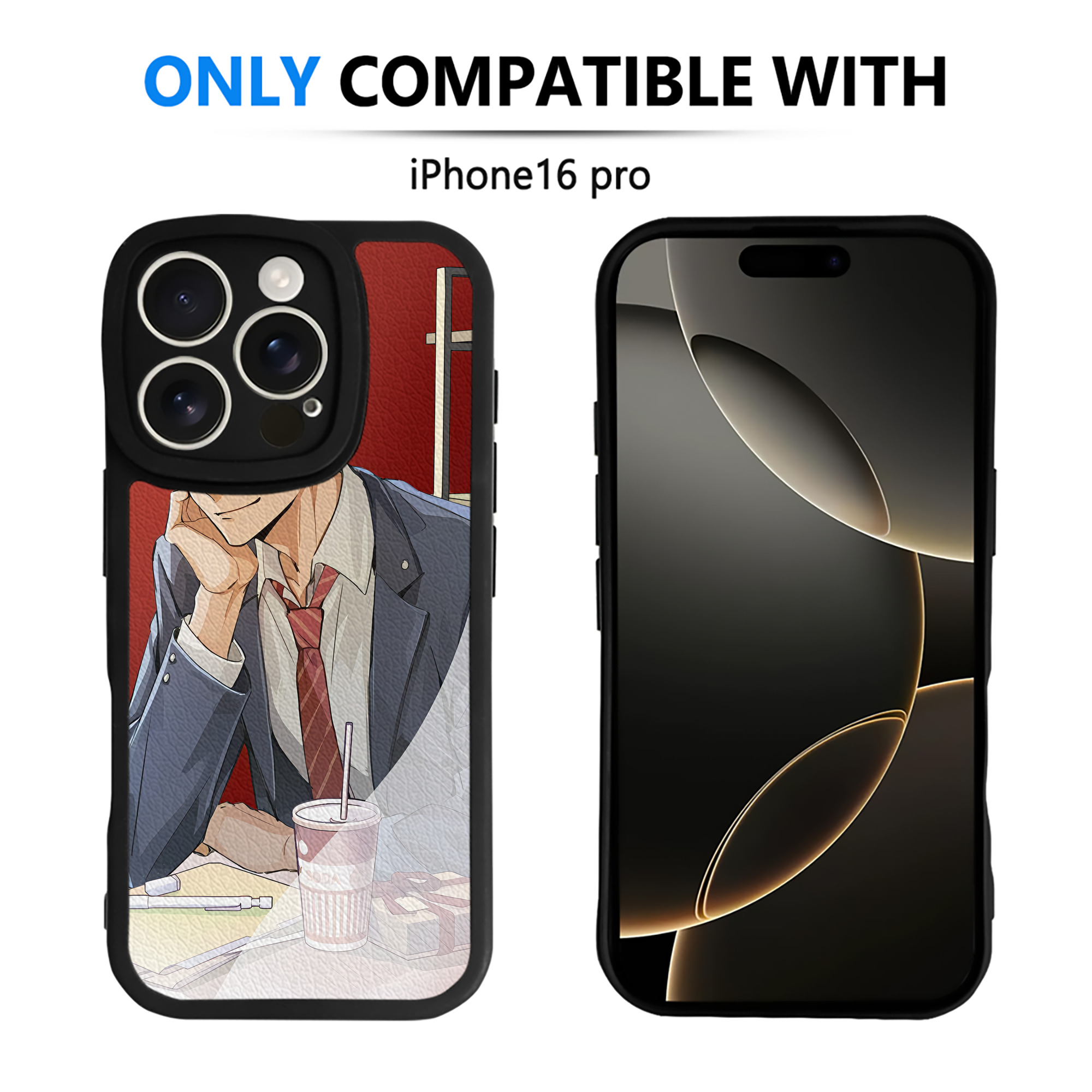 （画像用） ハイキュー!! Haikyu!! 【iPhone 16シリーズ対応】シリコンスマホケース（レザー調） 材質：シリコン